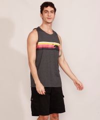 Regata-Masculina-Urso-California-com-Listras-Gola-Careca-Cinza-Mescla-Escuro-9986330-Cinza_Mescla_Escuro_3