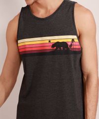 Regata-Masculina-Urso-California-com-Listras-Gola-Careca-Cinza-Mescla-Escuro-9986330-Cinza_Mescla_Escuro_5