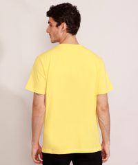 Camiseta-Masculina-Manga-Curta-Gato-Felix-Gola-Careca-Amarela-9985591-Amarelo_4