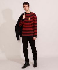 Camiseta-Masculina-Listrada-Harry-Potter-Grifinoria-Manga-Longa-Gola-Careca-Vermelha-9986227-Vermelho_3