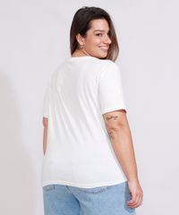 Camiseta-Plus-Size-Feminina-Manga-Curta-Smiley-Flocada-Decote-Redondo-Off-White-9982642-Off_White_4