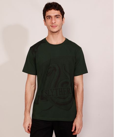 Camiseta-Masculina-Manga-Curta-Sonserina-Harry-Potter-Gola-Careca-Verde-Escuro-9984925-Verde_Escuro_1