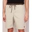 Bermuda-Masculina-de-Sarja-Reta-Texturizada-com-Cordao-e-Cos-Contrastante-Bege-9980150-Bege_1