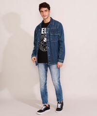 Calca-Jeans-Masculina-Slim-Marmorizada-Azul-Medio-9980915-Azul_Medio_3