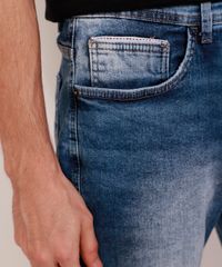 Calca-Jeans-Masculina-Slim-Marmorizada-Azul-Medio-9980915-Azul_Medio_5