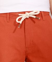Bermuda-Masculina-Reta-com-Cadarco-e-Bolsos-Laranja-9981984-Laranja_6