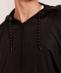 Jaqueta-Corta-Vento-Masculina-de-Nylon-com-Bolsos-e-Capuz-Preta-9973352-Preto_6