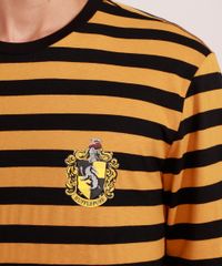 Camiseta-Masculina-Listrada-Harry-Potter-Lufa-Lufa-Manga-Longa-Gola-Careca-Amarela-9986230-Amarelo_2
