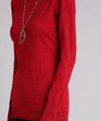 Sueter-Feminino-em-Trico-Manga-Longa-Gola-Redonda--Vermelho-8465830-Vermelho_4