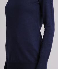 Sueter-Feminino-em-Trico-Manga-Longa-Gola-Redonda--Azul-Marinho-8465830-Azul_Marinho_4