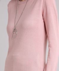 Sueter-Feminino-em-Trico-Manga-Longa-Gola-Redonda--Rose-8465830-Rose_4