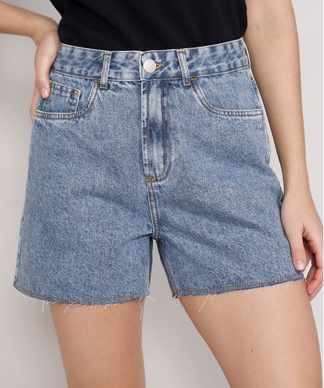 Short-Jeans-Feminino-Mindset-Los-Angeles-Cintura-Alta-Azul-Medio-Marmorizado-9985146-Azul_Medio_Marmorizado_1