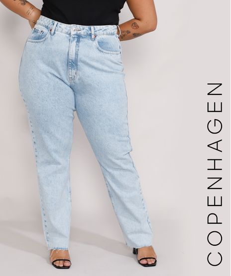 Calca-Jeans-Feminina-Plus-Size-Mindset-Reta-Loose-Copenhagen-Cintura-Super-Alta-Azul-Claro-Marmorizado-9987382-Azul_Claro_Marmorizado_1