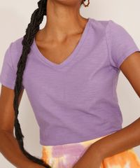 Camiseta-Feminina-Basica-Manga-Curta-Flame-Decote-V-Roxa-1-8525926-Roxo_1_5 Camiseta-Feminina-Basica-Manga-Curta-Flame-Decote-V-Roxa-1-8525926-Roxo_1_5