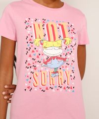 Camiseta-Feminina-Manga-Curta-Angelica-Rugrats-Os-Anjinhos-Decote-Redondo-Rosa-9979606-Rosa_2