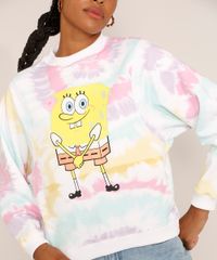 Blusa-de-Moletom-Feminina-Bob-Esponja-Estampada-Tie-Dye-Gola-Alta-Multicor-9982360-Multicor_5