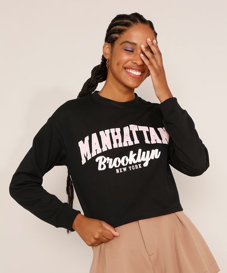 Blusa-de-Moletom-Feminina-Cropped--Manhattan--Flocada-Decote-Redondo-Preta-9981202-Preto_1 Blusa-de-Moletom-Feminina-Cropped--Manhattan--Flocada-Decote-Redondo-Preta-9981202-Preto_1