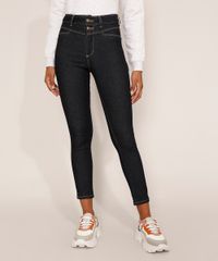 Calca-Jeans-Feminina-Cintura-Alta-Sawary-Cigarrete-360-Azul-Escuro-9983862-Azul_Escuro_1