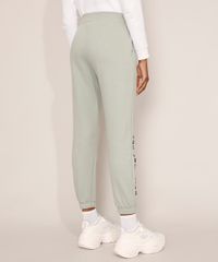 Calca-de-Moletom-Jogger-Feminina-Cintura-Alta--New-York--com-Bolsos-Verde-9976469-Verde_2