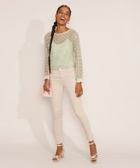 Blusa-de-Tule-Feminina-Manga-Bufante-Poa-com-Forro-Decote-Redondo-Verde-Claro-9982423-Verde_Claro_3
