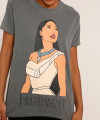 Camiseta-Feminina-Manga-Curta-Pocahontas-Ampla-Decote-Redondo-Chumbo-9982384-Chumbo_2