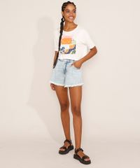 Short-Jeans-Feminino-Gode-Clochard-Cintura-Super-Alta-Marmorizado-com-Barra-Desfiada-Azul-Claro-9985649-Azul_Claro_3