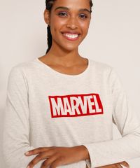 Pijama-Feminino-Manga-Longa-Marvel-Flocado-com-Estampa-Xadrez-Cinza-Mescla-9979496-Cinza_Mescla_5