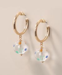 Brinco-Feminino-com-Pingente-de-Esfera-em-Acrilico-Dourado-9976808-Dourado_2