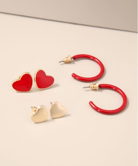 Kit-de-3-Brincos-Femininos-Argola-e-Coracoes-Dourado-9976810-Dourado_1