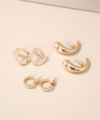 Kit-de-3-Brincos-Femininos-Pequenos-Dourado-9976830-Dourado_1