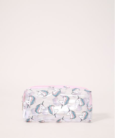 Necessaire-Feminina-Retangular-Estampada-de-Unicornios-Rosa-9978156-Rosa_1