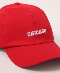 Bone-Masculino-Aba-Curva-com-Bordado--Chicago--Vermelho-9981608-Vermelho_3