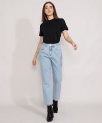 Calca-Jeans-Feminina-Mindset-Reta-Paris-Cintura-Alta-Azul-Claro-Marmorizado-9987763-Azul_Claro_Marmorizado_5