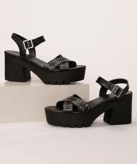 Sandalia-Feminina-Salto-Medio-Grosso-Oneself-com-Tachas-Preta-9985392-Preto_1