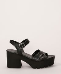 Sandalia-Feminina-Salto-Medio-Grosso-Oneself-com-Tachas-Preta-9985392-Preto_2