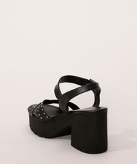 Sandalia-Feminina-Salto-Medio-Grosso-Oneself-com-Tachas-Preta-9985392-Preto_4