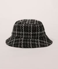 Bucket-Hat-Feminino-Dupla-Face-Estampado-Xadrez-Preto-9981561-Preto_1