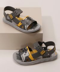 Papete-Infantil-Grendene-Super-Homem-com-Tiras-Cinza-9986783-Cinza_1