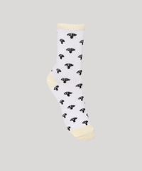 Meia-Feminina-Cano-Alto-Estampada-de-Cogumelos-Branca-9979457-Branco_1