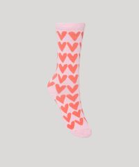 Meia-Feminina-Cano-Alto-Estampada-de-Coracoes-Rosa-9987032-Rosa_1