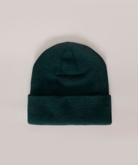 Gorro-de-Trico-Masculino-Basico-Curto-Verde-Escuro-9801876-Verde_Escuro_1