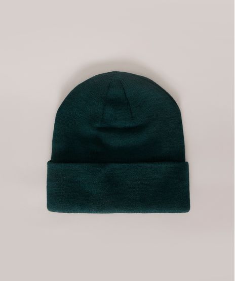 Gorro-de-Trico-Masculino-Basico-Curto-Verde-Escuro-9801876-Verde_Escuro_1