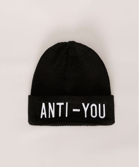 Gorro-de-Trico-Masculino--Anti-You--Preto-9801878-Preto_1