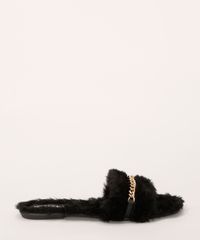 Rasteirinha-Feminina-Slide-Oneself-de-Pelo-Preta-9987304-Preto_2