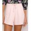 Short-de-Moletom-Feminino-Cintura-Alta-com-Recorte-Canelado-e-Bolsos-Rosa-Claro-9975493-Rosa_Claro_1