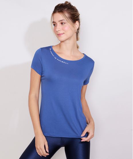 Camiseta-Feminina-Esportiva-Ace--Meditation--Manga-Curta-Decote-Redondo-Azul-9983745-Azul_1
