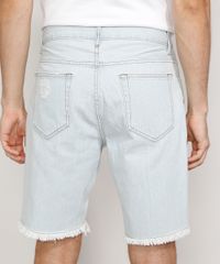 Bermuda-Jeans-Masculina-Slim-Destroyed-Azul-Claro-9978688-Azul_Claro_4