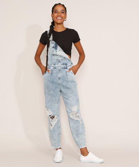 Macacao-Jeans-Feminino-Baggy-Destroyed-Marmorizado-Azul-Claro-9978880-Azul_Claro_1 Macacao-Jeans-Feminino-Baggy-Destroyed-Marmorizado-Azul-Claro-9978880-Azul_Claro_1