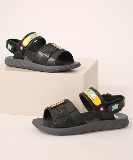 Papete-Infantil-Grendene-Lucas-Neto-Preta-9986773-Preto_1