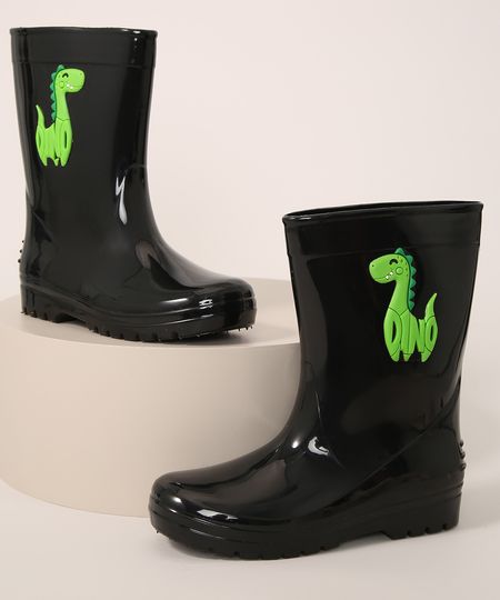 Galocha-Infantil-LueLua-Dinossauro-Preta-9987637-Preto_1 Galocha-Infantil-LueLua-Dinossauro-Preta-9987637-Preto_1